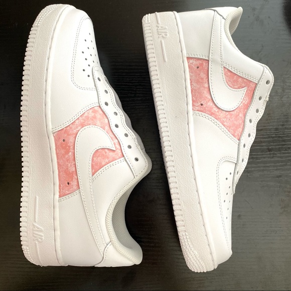 Nike Airforce 1 Pink Cloud Custom - Picture 4 of 7
